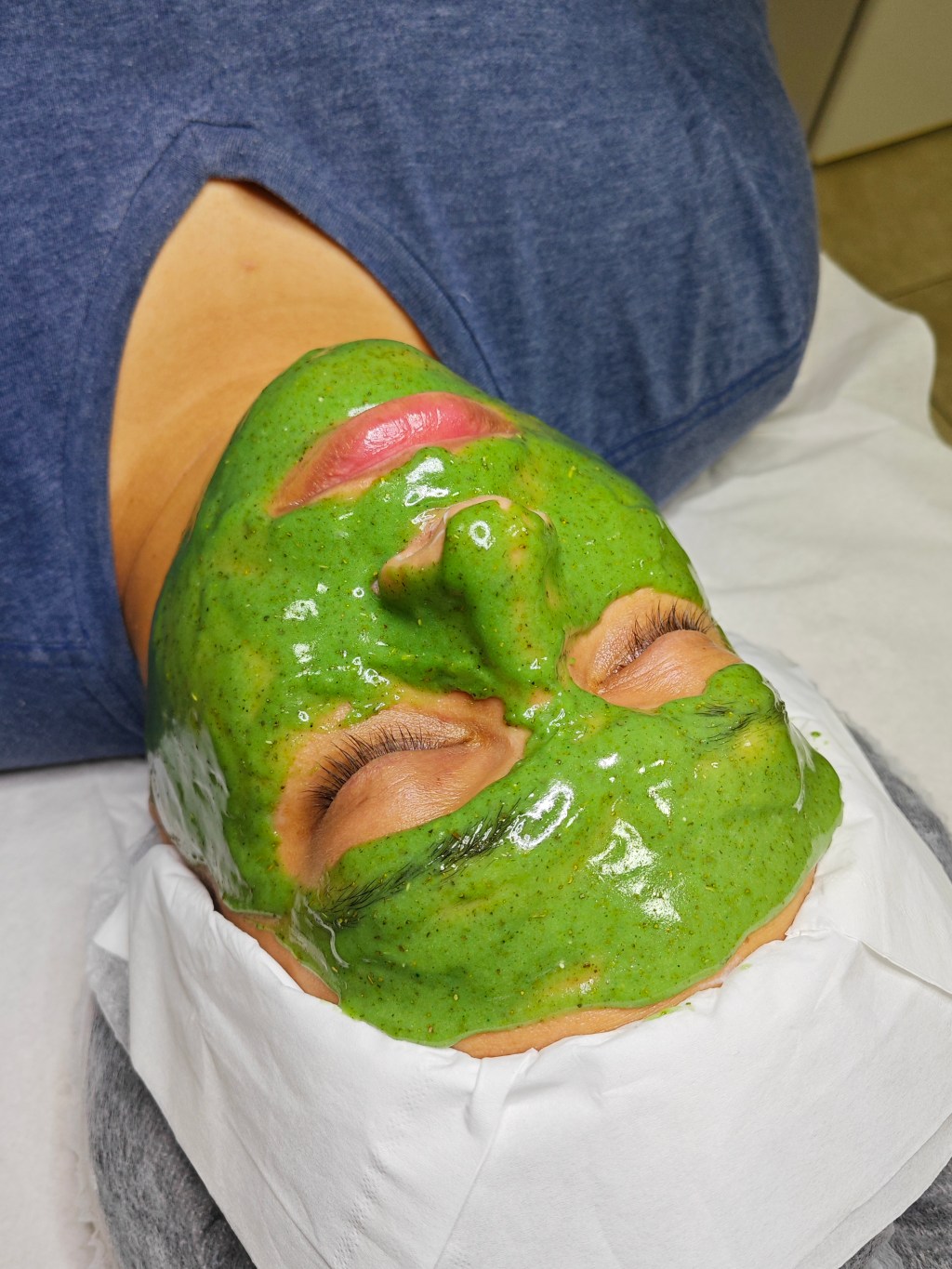 Máscaras faciais Jelly